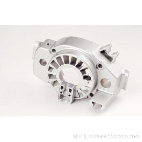Silver Automotive Metal Aluminum Die Casting Motor Componen